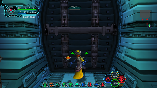 3. In this box room, stand in the southwest corner and activate an invisible switch to open the eastern door.